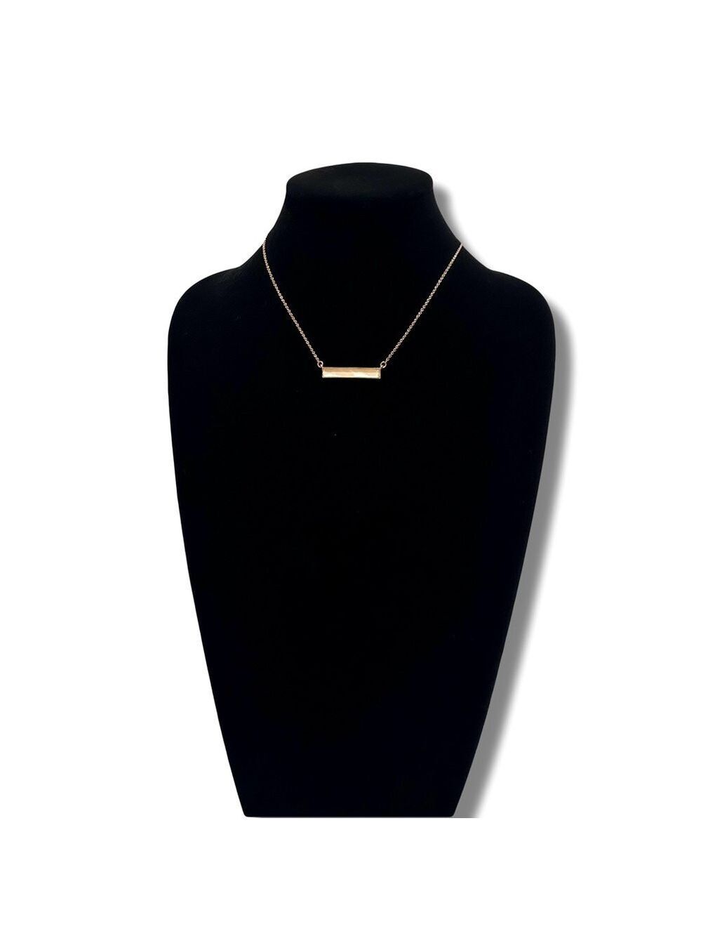 BANANA REPUBLIC Mother of Pearl Gold Bar Pendant Necklace NWT​